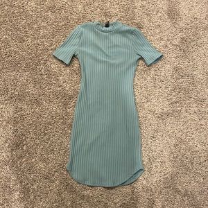 Forever 21 Slate Blue Small Sweater Dress